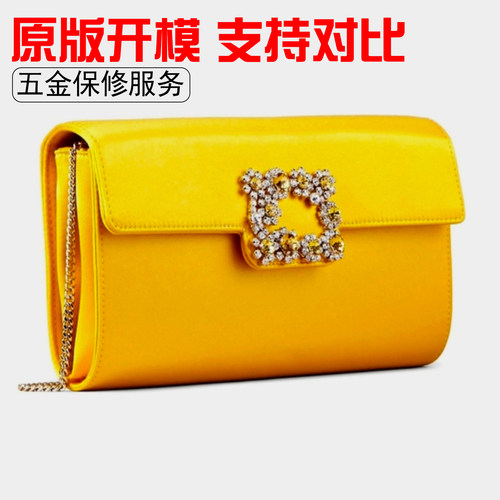 真丝手拿包钻单肩斜跨包新款女包