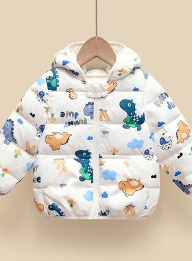羽绒棉服儿童轻薄款男女宝冬季潮