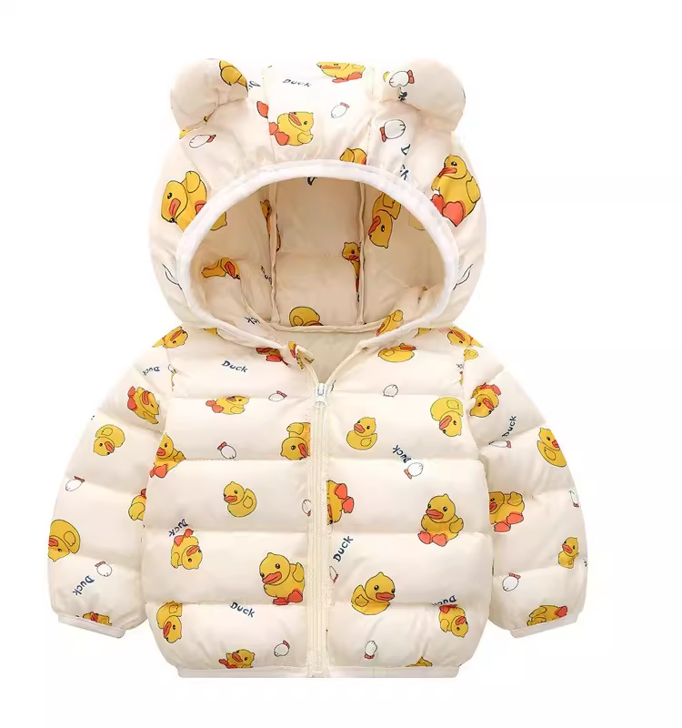 2022冬季儿童羽绒棉服轻薄款可爱