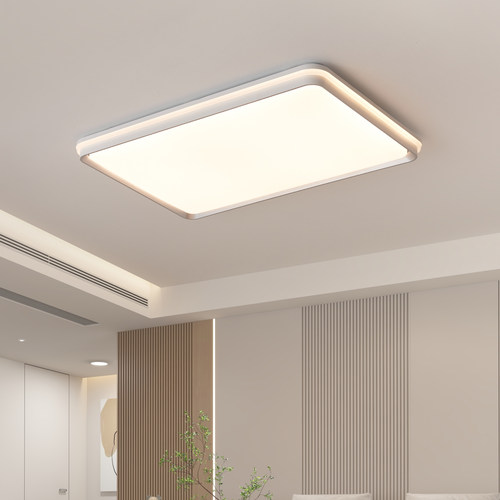 现代简约LED客厅吸顶灯卧室方形
