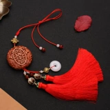 Подвеска для машины из сандалового дерева, аксессуар, зеркало заднего вида, защитный амулет