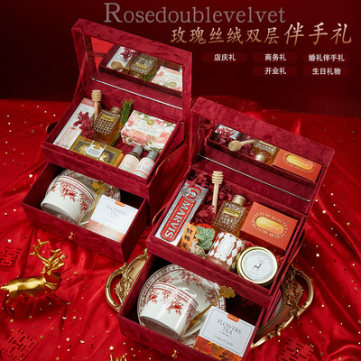 结婚伴娘回礼欧舒丹喜茶伴手礼