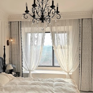 窗帘孤品成品雪尼尔窗帘送高温定型