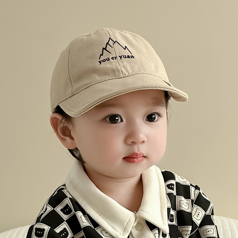 宝宝帽子春秋季夏季薄款男童棒球帽韩版潮婴儿鸭舌帽女孩遮阳