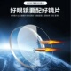 有度数平光 一只镜片 无框单孔镜架 一对镜片