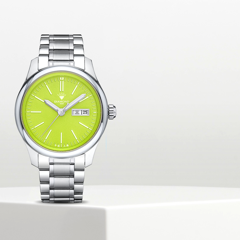 上海钻石手表自动男机械表双历防水时尚潮流S106官方正品男士手表