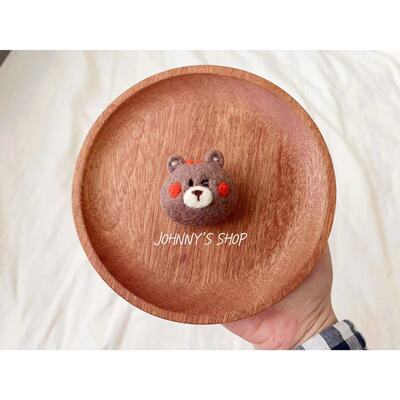 羊毛毡花朵ins可爱胸针