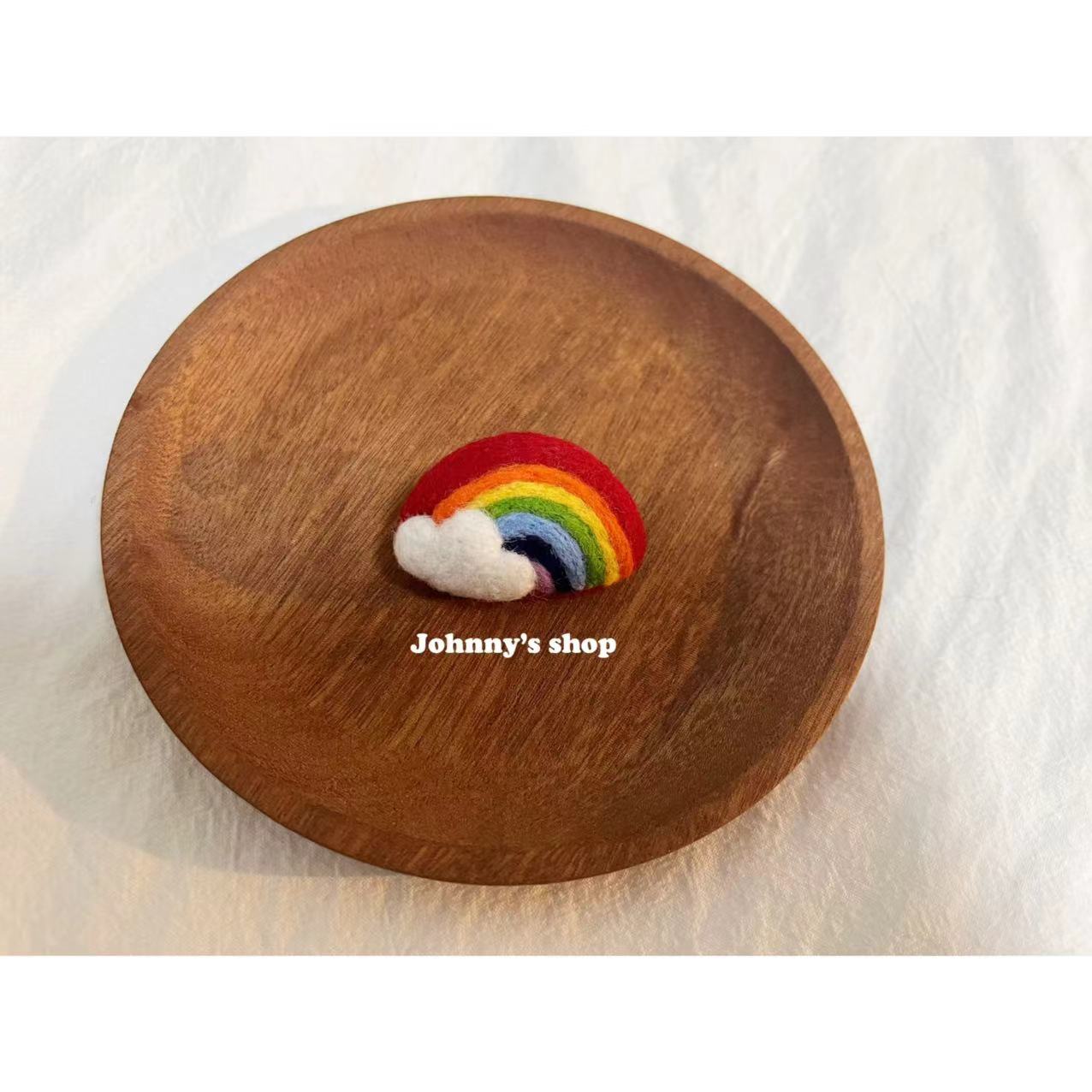 johnny|羊毛毡手作出风口夹胸针
