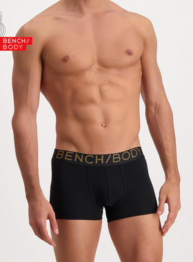 bench/BODY/奔趣2024春新款内裤男中腰棉质平角内裤宽腰带BXM0320