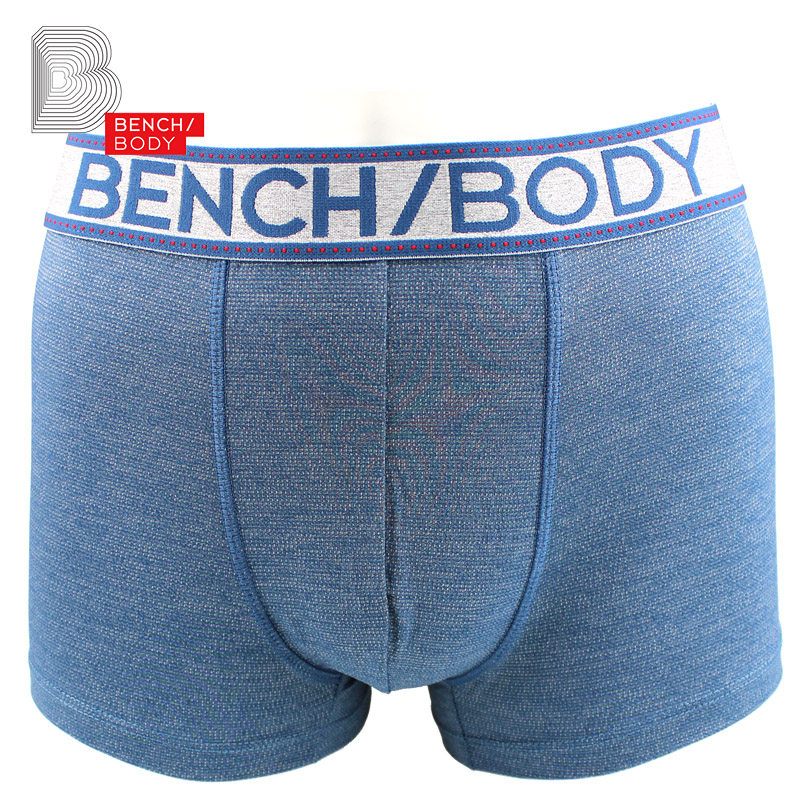 BENCH/BODY/奔趣2025夏新品混纺中腰时尚个性男士平角内裤BXM0330