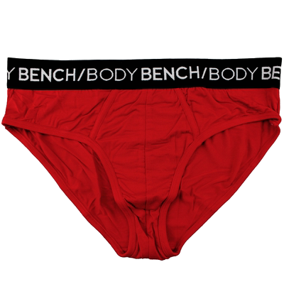 benchbody奔趣冬纯色中腰内裤