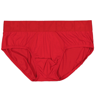 bench/BODY/奔趣2023夏季新款男士中腰锦纶条纹三角内裤 BUF0156