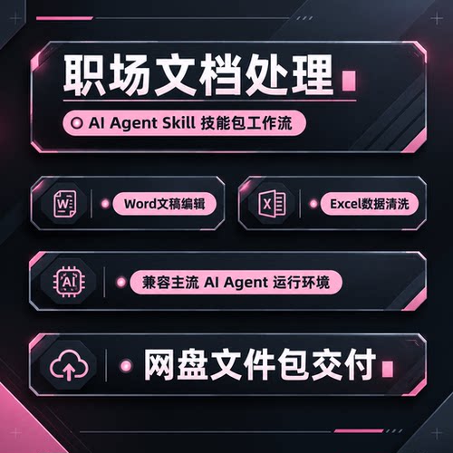 AI办公Agent工作流WPS腾讯文档PDF OCR表格PPT技能包codex skill