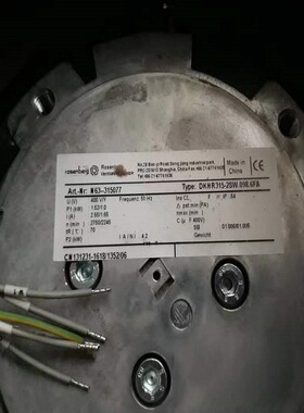 洛森风机处理低价DKHR315-2SW.098.6FA
