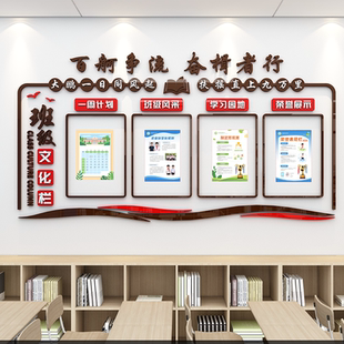 学习园地教室布置装饰文化墙贴公告栏作品展示中小学班级之星氛围