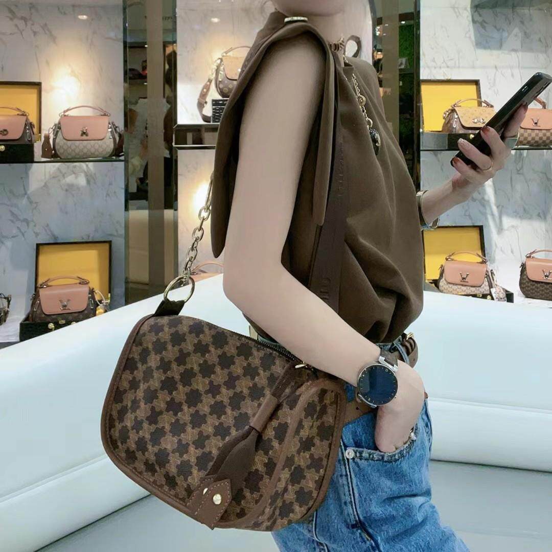 醉牛女包黑金轻奢时尚百搭豌豆包斜挎包包大容量小众高级感饺子包