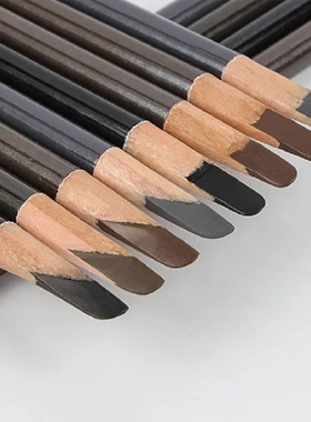 植秀同款硬芯砍刀眉笔刀削纹绣纹眉化妆师半根根分明眉笔