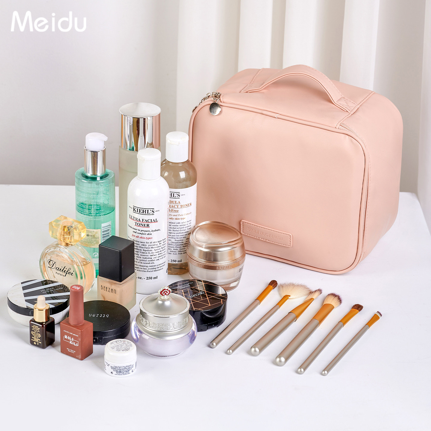 化妆包女防水便携化妆箱旅行出差化妆刷袋大容量化妆品收纳包高端,收纳整理,化妆包,淘宝优惠券,粉丝福利购,淘宝优惠卷