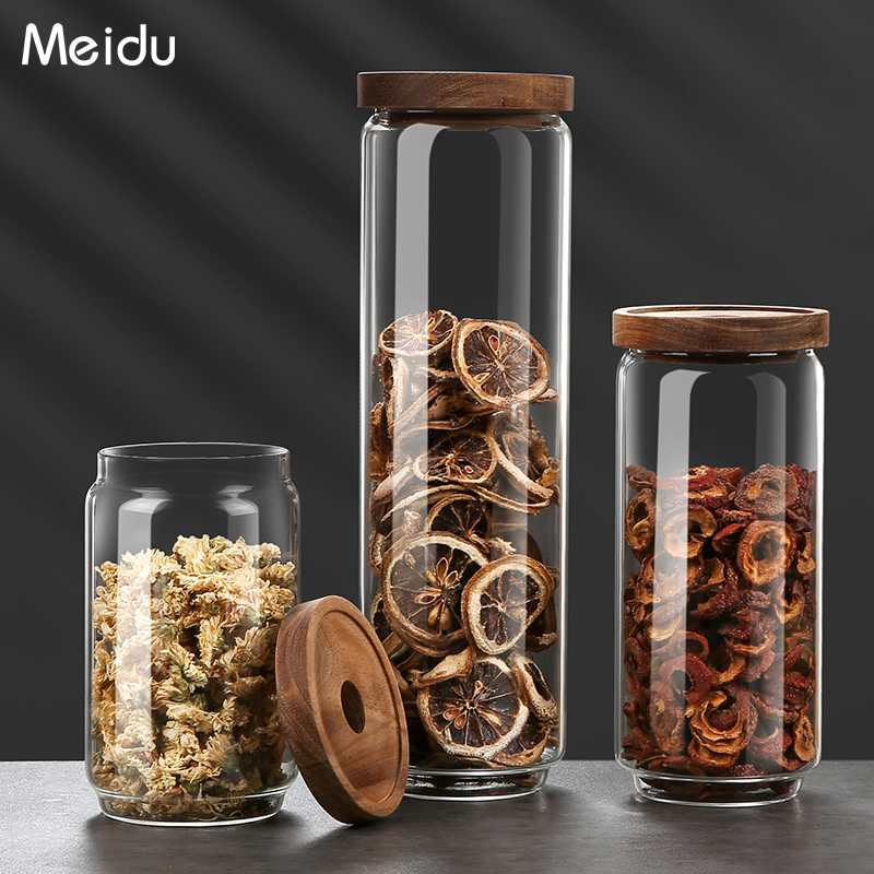 玻璃密封罐陈皮收纳罐茶叶罐家用厨房用防潮杂粮干货咖啡豆储存罐