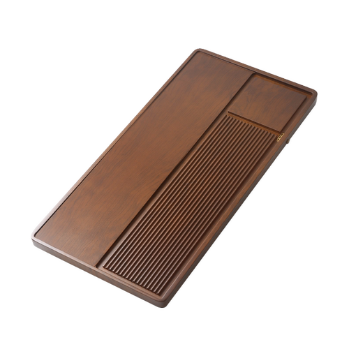 宝选茶盘家用2026新款实心电木干泡茶盘办公室用一体茶托盘茶台