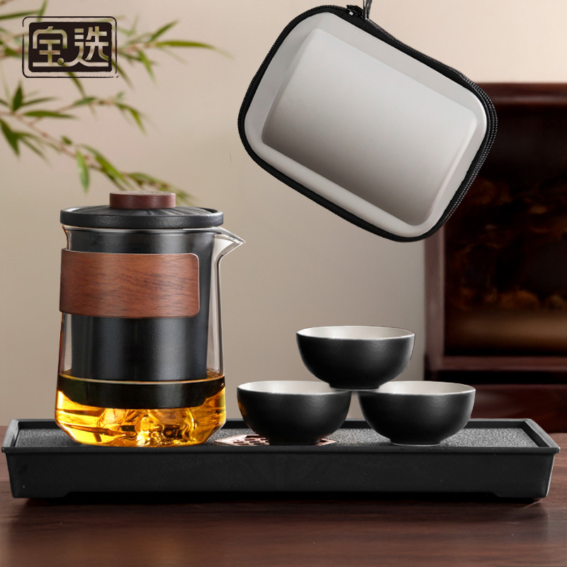 【户外便携茶具】一壶六杯快客杯