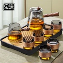 宝选玻璃茶具套装 家用轻奢高档泡茶壶套装 喝茶茶具办公室2025新款