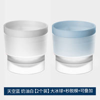 Food-grade large ice hockey mold ice-making wonder, whisky household large silicone round ice cube tray, ice cube spherical thumbnail 4