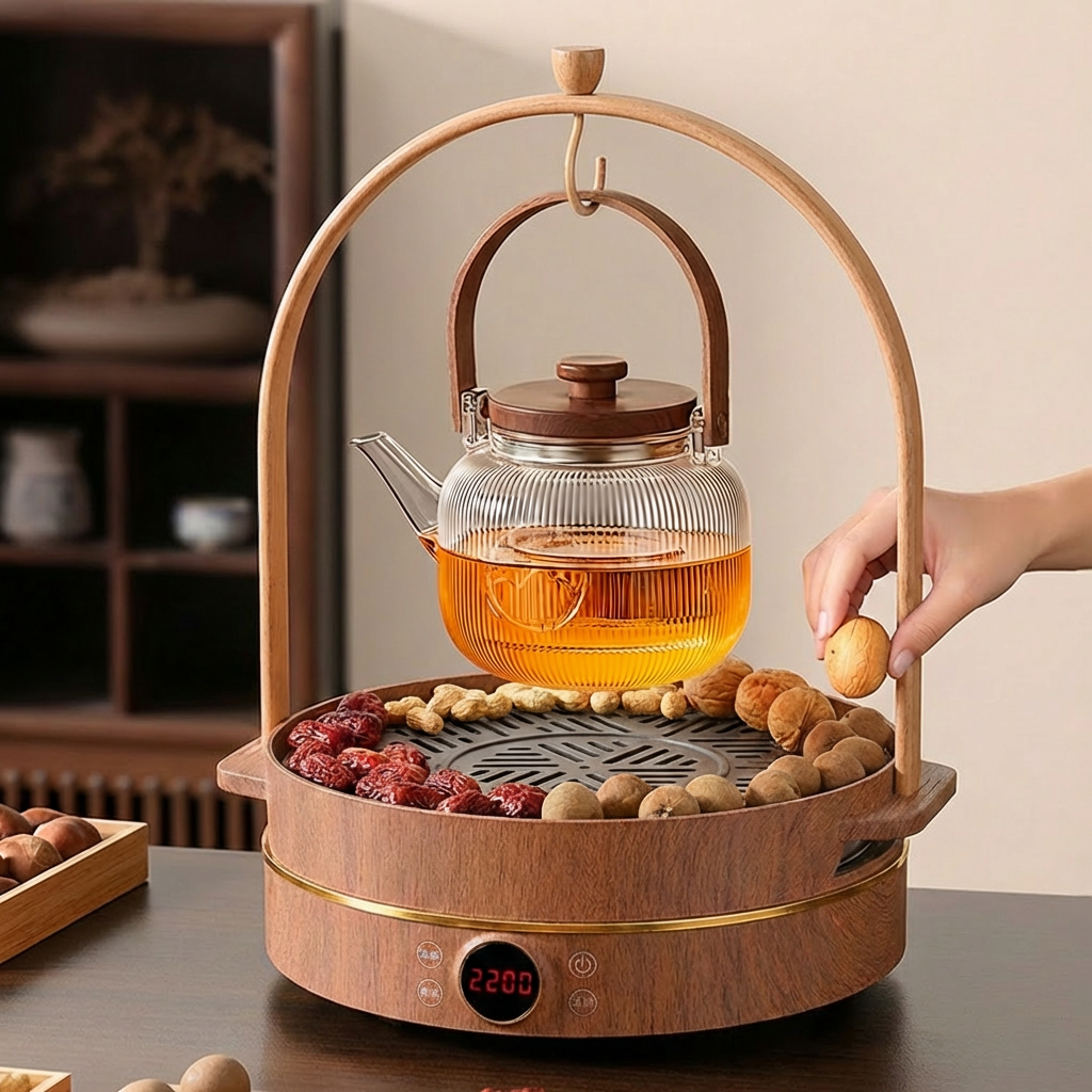 宝选围炉煮茶烤火炉器具全套装电陶炉2025新款家用室内吊架热红酒,餐饮具,煮茶炉,淘宝优惠券,粉丝福利购,淘宝优惠卷