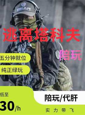 逃离塔科夫PVE、陪代保竞技场保镖熟图3X4向导打金可代练