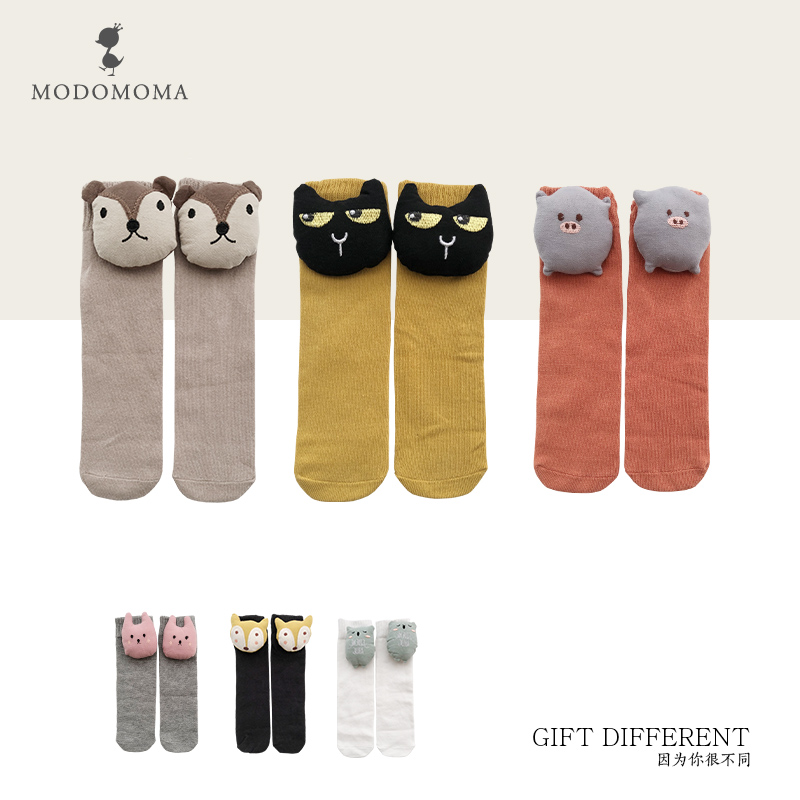 modomoma新生儿用品婴儿袜子初生儿宝宝可爱卡通中筒公仔袜|msdalam kategori Kanak-kanak/Bayi/Keluarga dipasang, sarung kaki kanak-kanak (0-16 tahun) - dari Buy2taobao.com untuk memberikan perkhidmatan ejen Taobao profesional membeli