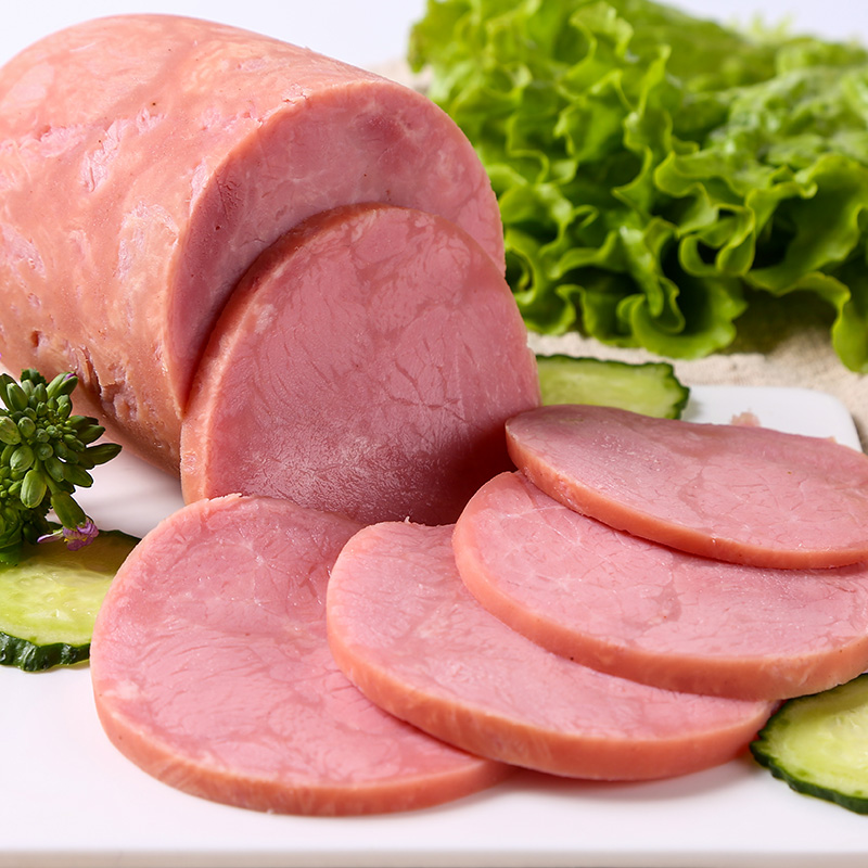 天津国顺精肉拐头麦西尼 盐水切片火腿火腿肠三明治火腿片520g