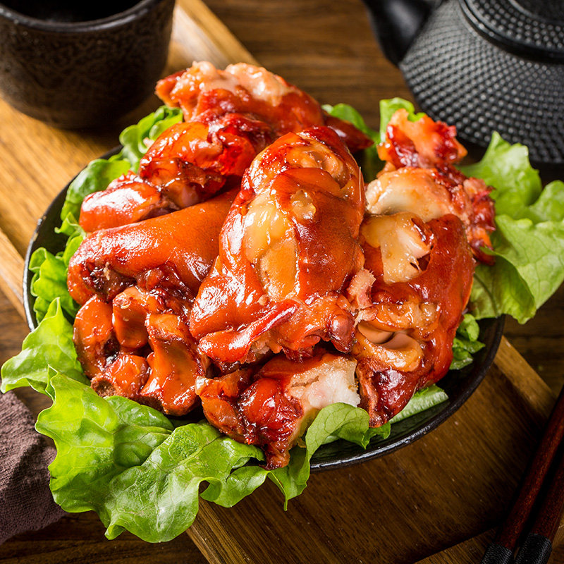 国顺五香酱猪蹄400g大猪蹄子猪手猪爪即食真空酱肉零食猪脚熟食