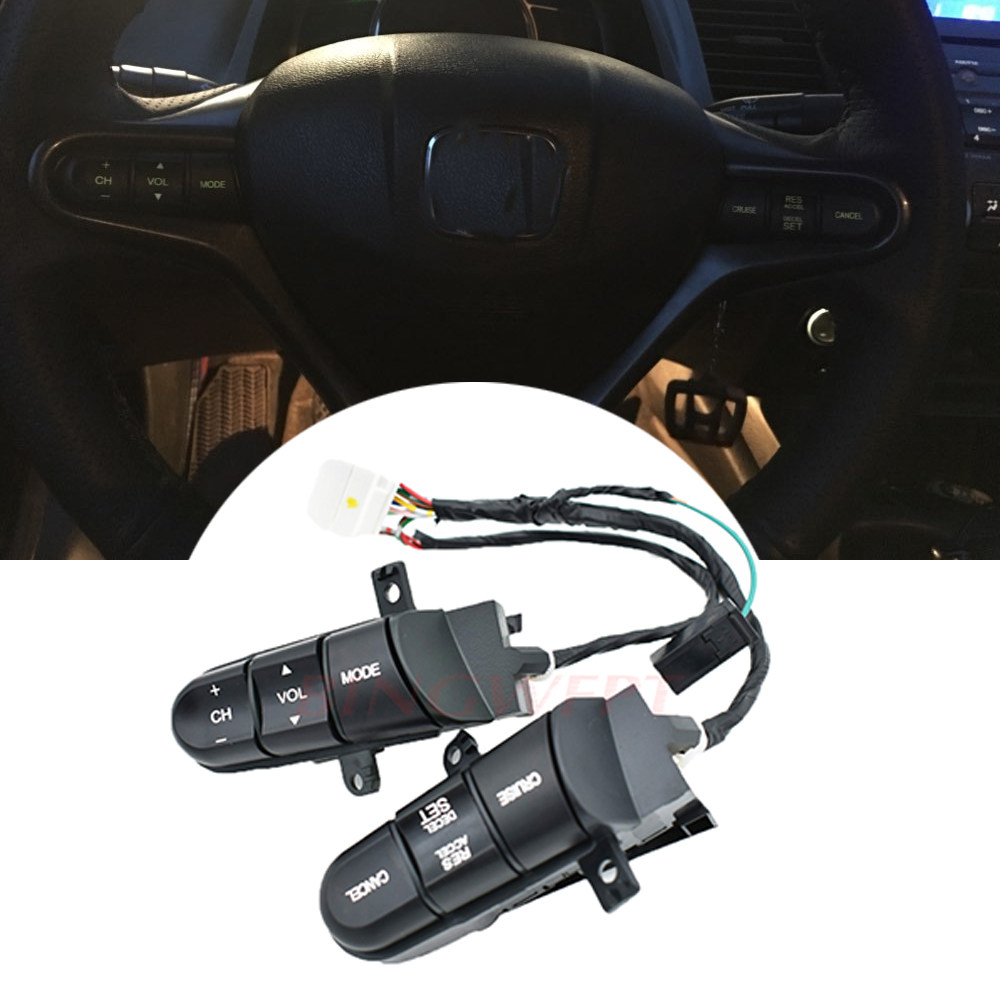 适用于本田二代飞度锋范多功能方向盘按键开关音量巡航改装,汽车零部件/养护/美容/维保,方向盘,淘宝优惠券,粉丝福利购,淘宝优惠卷