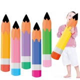 Пластиковый надувной карандаш из ПВХ, развлекательные мелки, игрушка для детского сада, семейный стиль