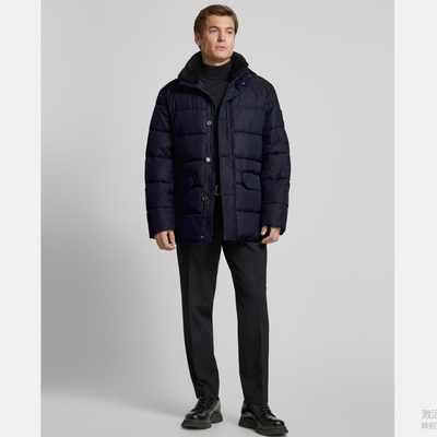 防风防泼水中长款棉服