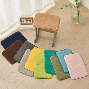 四季加厚学生教室办公室长凳椅子防滑坐垫餐椅座椅垫屁垫凳子家用