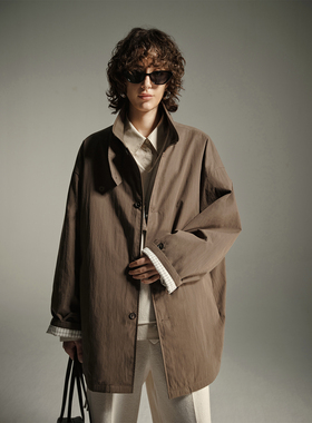 MZUC 复古风宽松休闲棉夹克外套