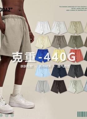 「CARGOAZ」2025SS 440G重磅青少年潮牌宽松五分裤男运动休闲短裤