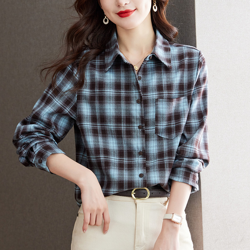 初影直筒版型日常单排扣长袖衬衫