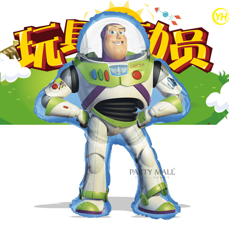 玩具总动员巴斯光年牛仔警长胡迪铝箔气球生日派对布置造型气球