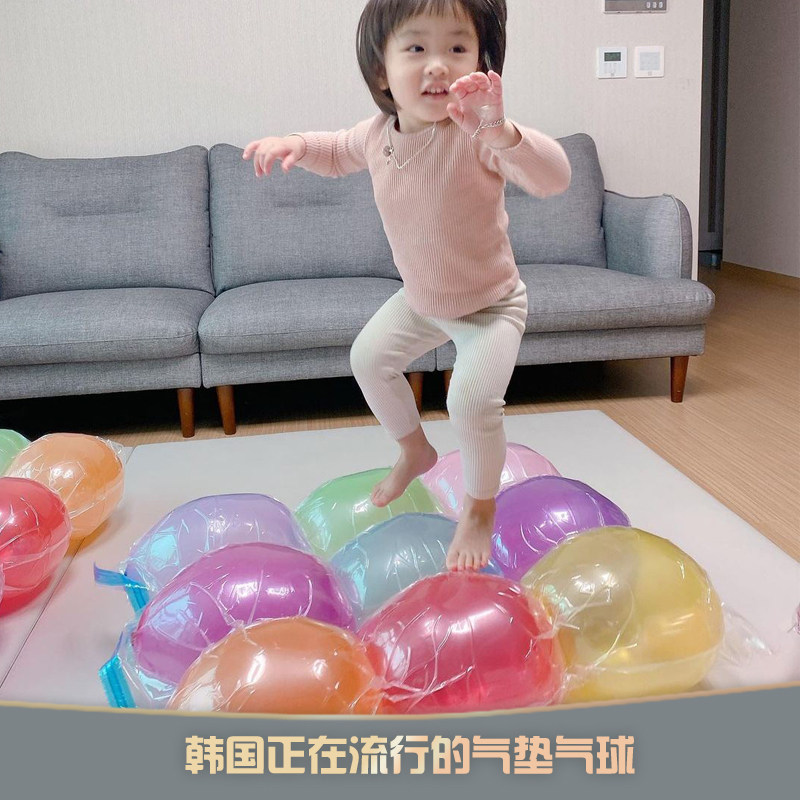 韩国网红坐垫气球真空包装袋玩具