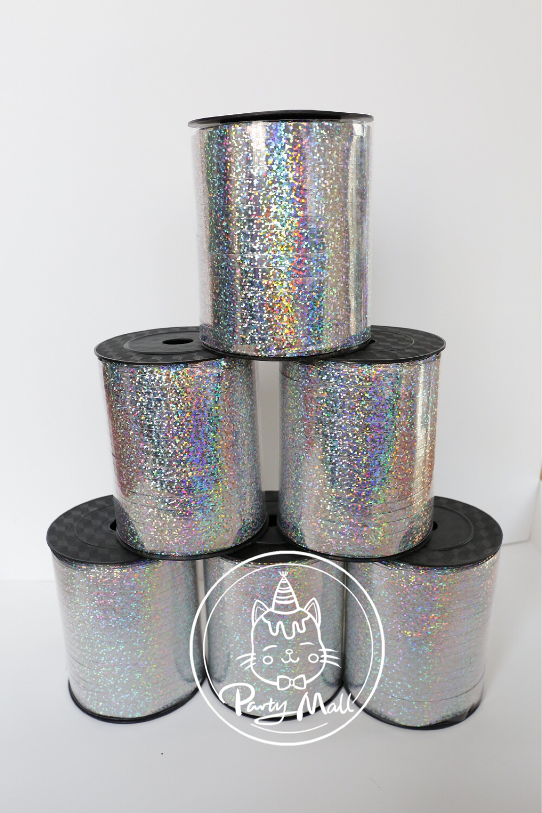 绳子银色镭射氦气气球丝带大卷