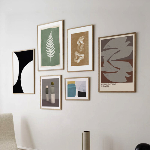 挂画画心客厅装饰画芯现代简约沙发背景墙落地画抽象侘寂玄关壁画