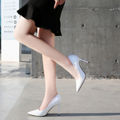 46码 10cm镜面绒面大码 9cm金沙超细跟高跟鞋 反串演出年会 写真