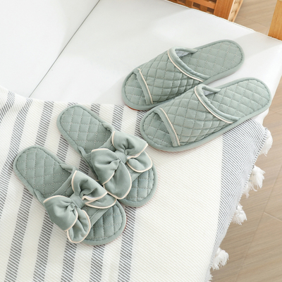 2025新款短绒室内居家拖鞋男女情侣家用地板防滑牛筋底室内鞋秋冬