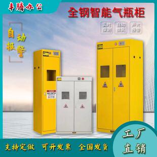 全钢防爆气瓶柜存放柜氧气乙炔钢瓶储存柜实验室气体双瓶煤气罐柜