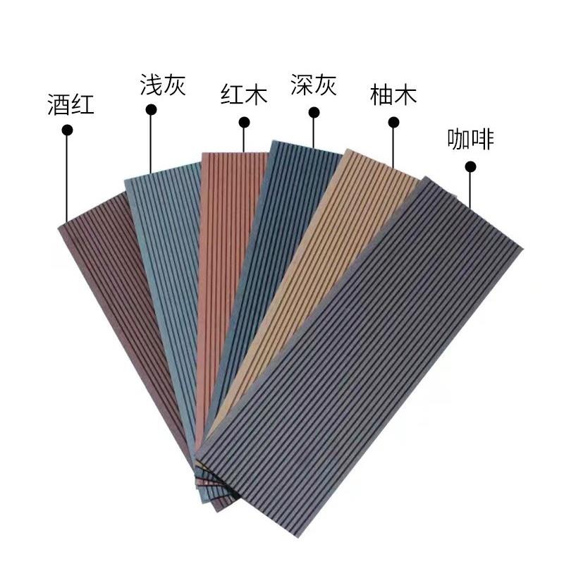 塑木地板户外花园露台庭院阳台栈道室外防腐木塑仿木纹共挤生态板