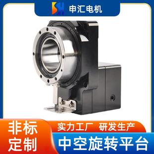 源头工厂60中空旋转平台中孔直径28适配100W伺服42步进电机高精度