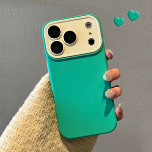 全包撞色二合一适用苹果17PRO手机壳新款16/15/14PRO液态硅胶保护壳iPhone14PROMAX女款高级感创意13/12软壳