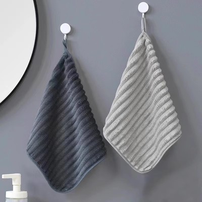 擦手巾小毛巾柔软吸水方巾可挂式